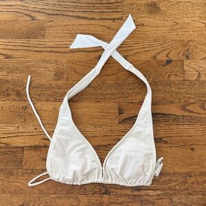 Zingara sz10 White Triangle Bikini Top